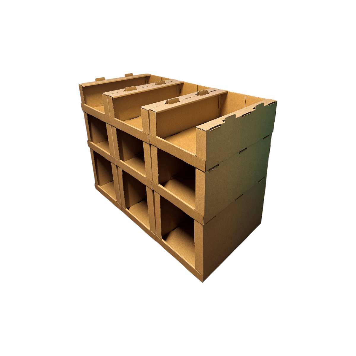 SUPER Strong 1EB Stackable Pick Bin Box & Part Box Large 34850 - Kraft Brown - PackQueen