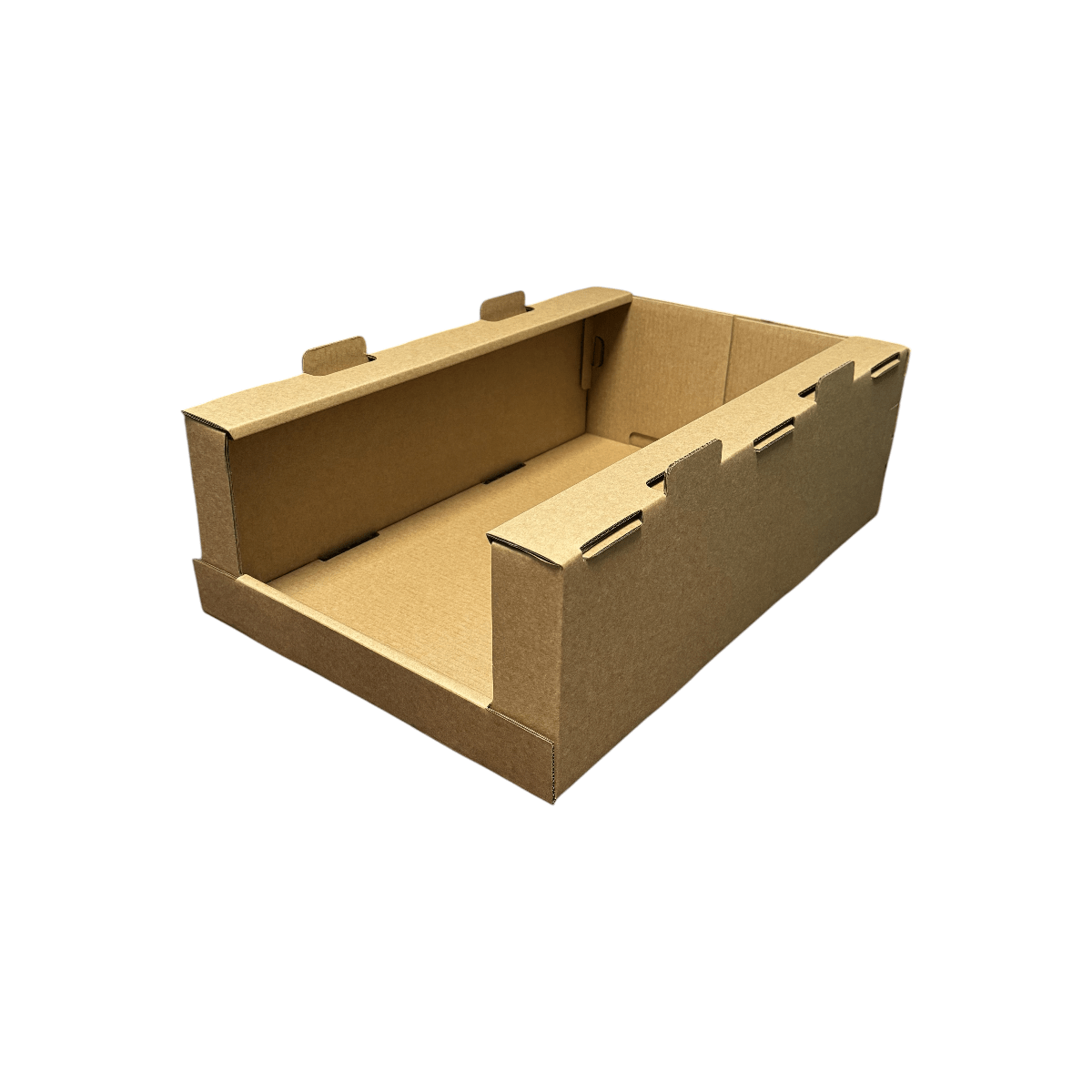 SUPER Strong 1EB Stackable Pick Bin Box & Part Box Small 34849 - Kraft Brown - PackQueen