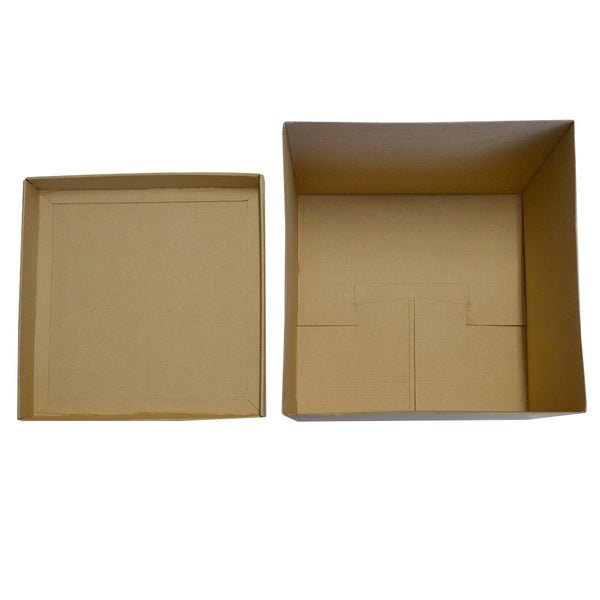 Two Piece Square Cardboard Gift Box 300mm Cube - PackQueen