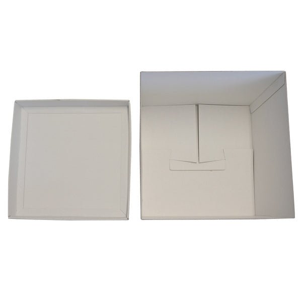 Two Piece Square Cardboard Gift Box 300mm Cube - PackQueen