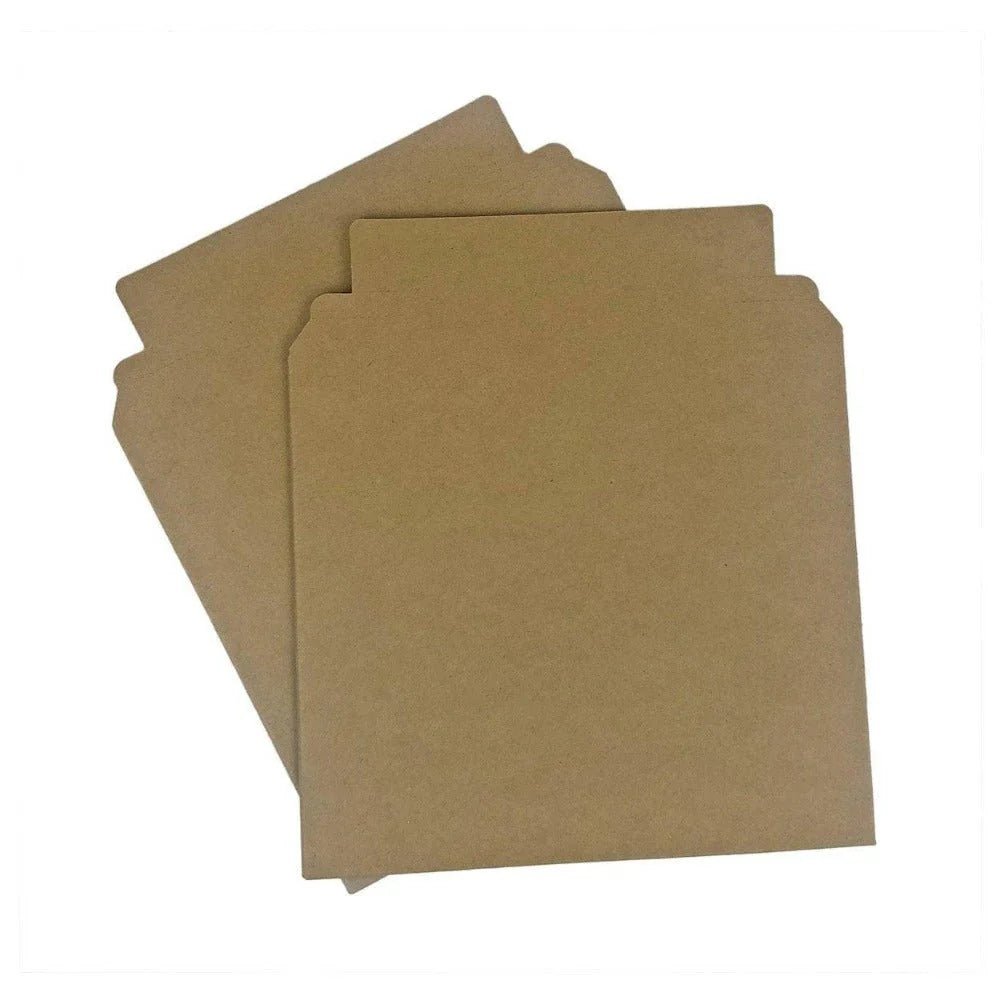 Vinyl Record Rigid Envelope Mailer for 12 inch Vinyl EP Plain with Peal & Seal (100 Pack) - PackQueen
