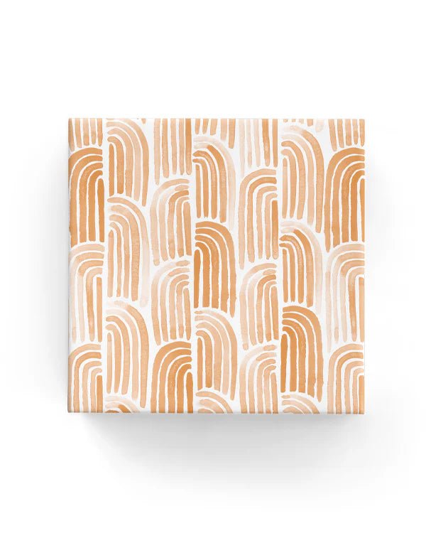 Wrapping Paper - 600mm x 40metres - Arches - Mustard - PackQueen