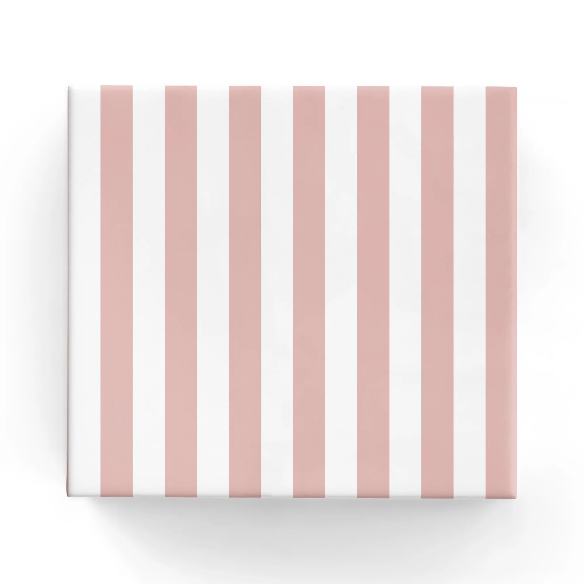 Wrapping Paper - 600mm x 40metres - Cafe Stripe Dusty Pink - PackQueen