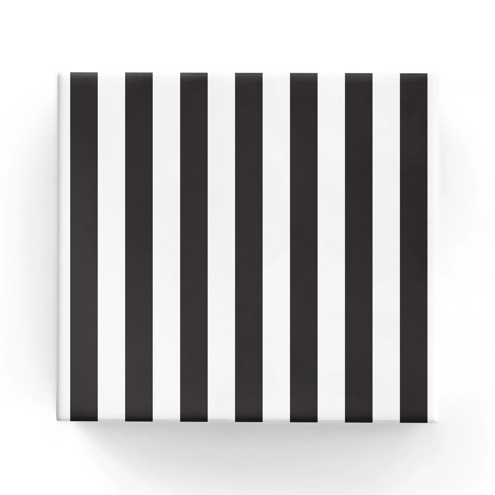 Wrapping Paper - 600mm x 40metres - Cafe Stripe Matte Black - PackQueen