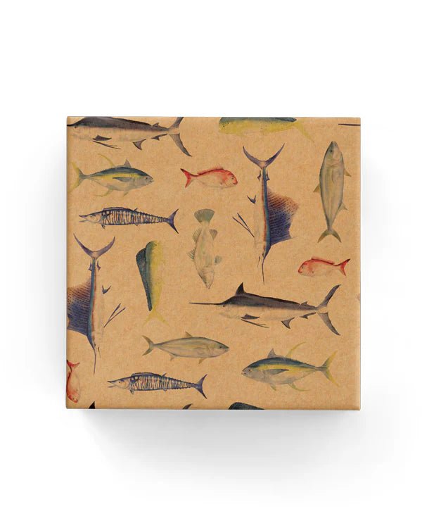 Wrapping Paper - 600mm x 40metres - Gone Fishing - PackQueen