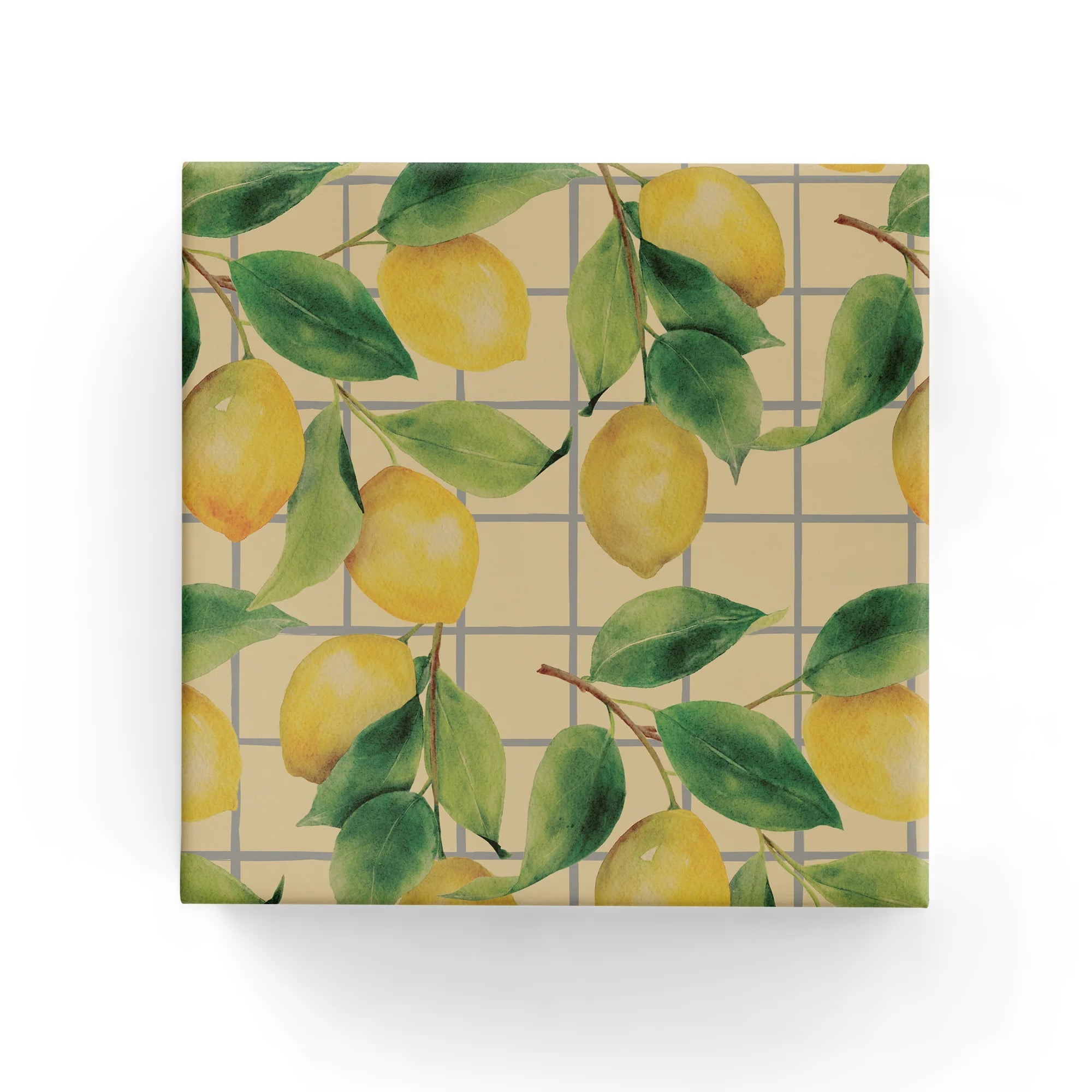 Wrapping Paper - 600mm x 40metres - Lemon Tile Kraft - PackQueen