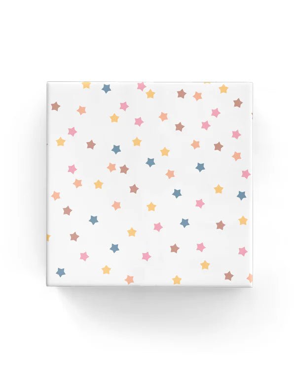 Wrapping Paper - 600mm x 40metres - Scattered Stars Pastel - PackQueen