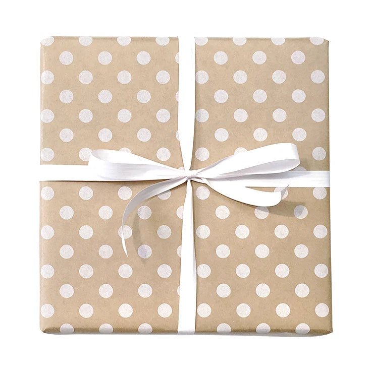 Wrapping Paper - 600mm x 40metres - White Spot - PackQueen