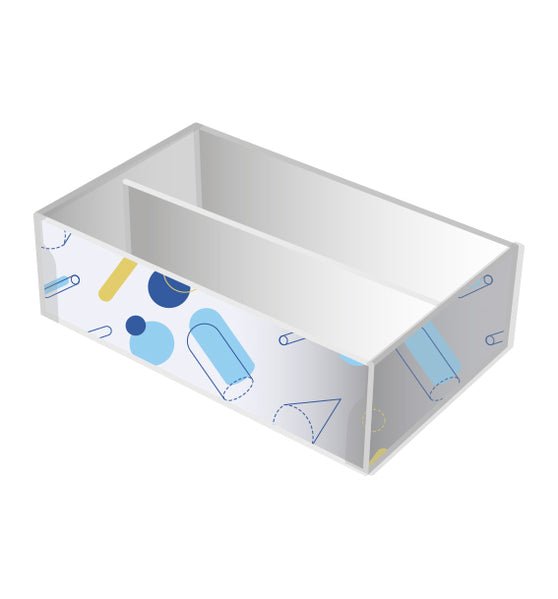 12 Macaron Box with Clear Lid - Paperboard (285gsm) (Base, Insert & Clear Lid) - PackQueen