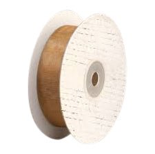 25mm Cut Edge Organza Ribbon - Cappuccino (25mm x 45 Metres) - PackQueen