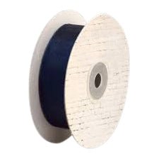 25mm Cut Edge Organza Ribbon - Navy (25mm x 45 Metres) - PackQueen