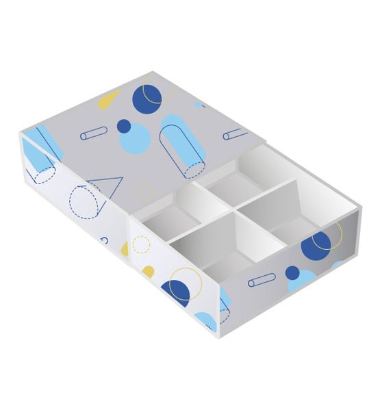 4 Pack Chocolate Box (Slide over cover) - Paperboard (285gsm) - PackQueen