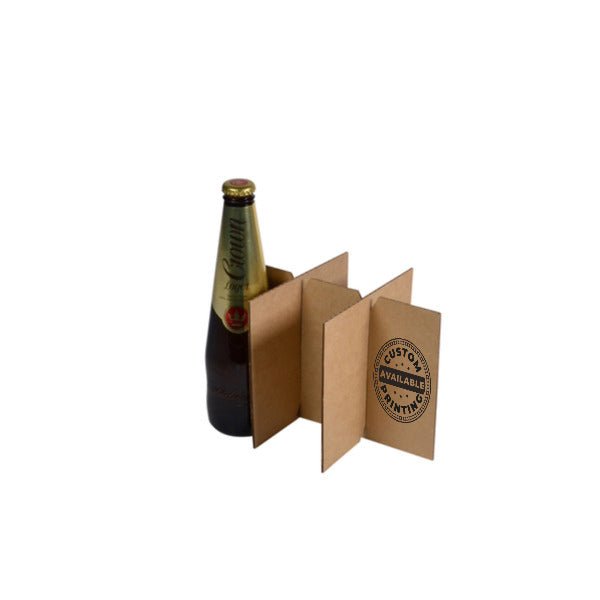 6 Beer Bottle Divider Insert for the 6 Beer Bottle Box (700-24683 or 700-24790) - Box Sold Separately - PackQueen