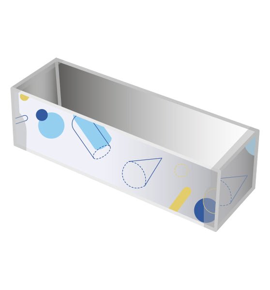 6 Macaron Box with Clear Lid - Paperboard (285gsm) (Base & Clear Lid) - PackQueen