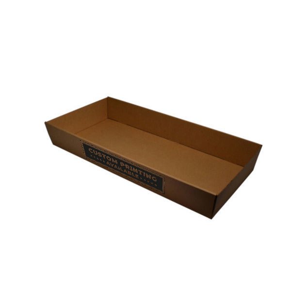 80mm High Large Rectangle Catering Tray - with optional clear lid (Lid purchased separately) - PackQueen