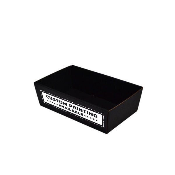 80mm High Small Rectangle Catering Tray - with optional clear lid (Lid purchased separately) - PackQueen