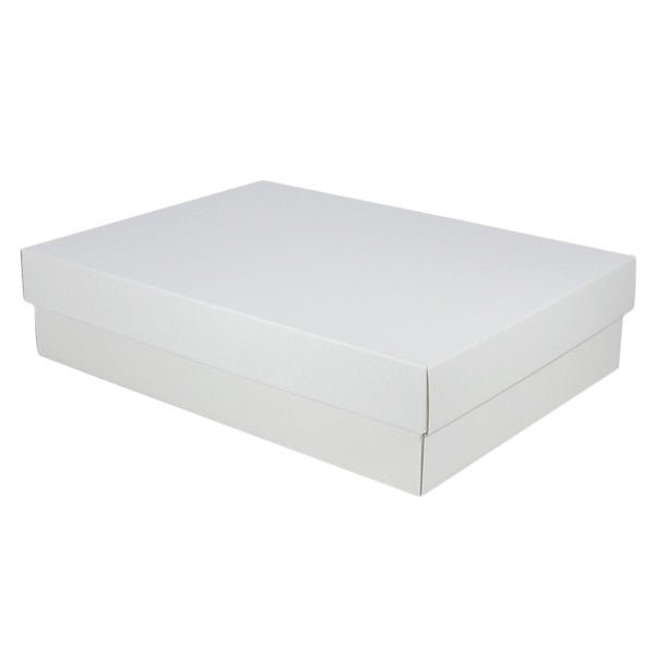 A3 Two Piece Cardboard Gift Box - 100mm High - PackQueen