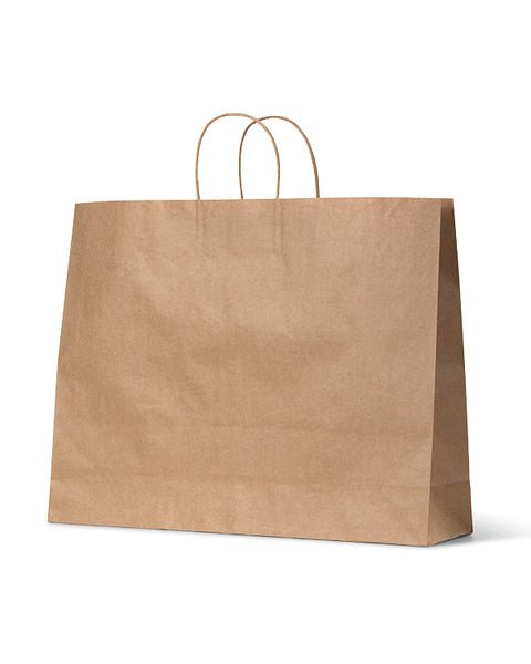 Boutique Brown Kraft Paper Gift Bag - 250 PACK - PackQueen