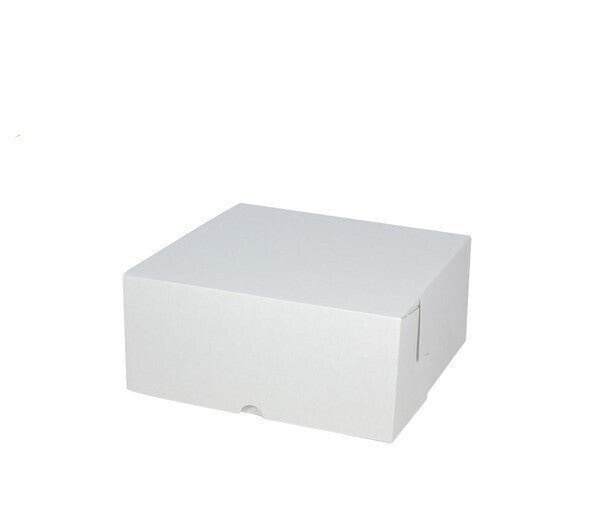 Cardboard Cake Box 10 x 10 x 6 inches - PackQueen