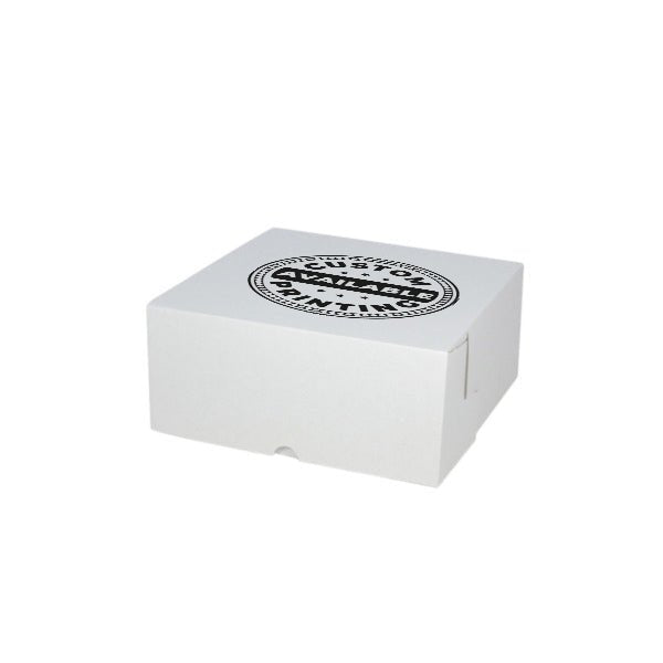 Cardboard Cake Box 6 x 6 x 4 inches (MTO) - PackQueen