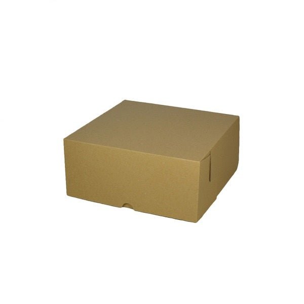 Cardboard Cake Box 7 x 7 x 3 inches - PackQueen