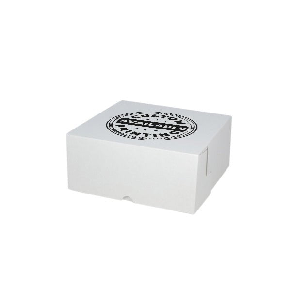 Cardboard Cake Box 8 x 8 x 4 inches - PackQueen