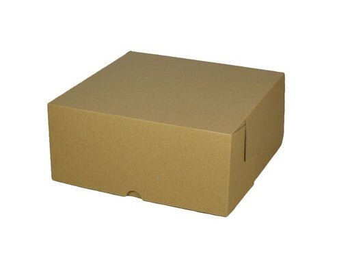 Cardboard Cake Box 9 x 9 x 4 inches - PackQueen