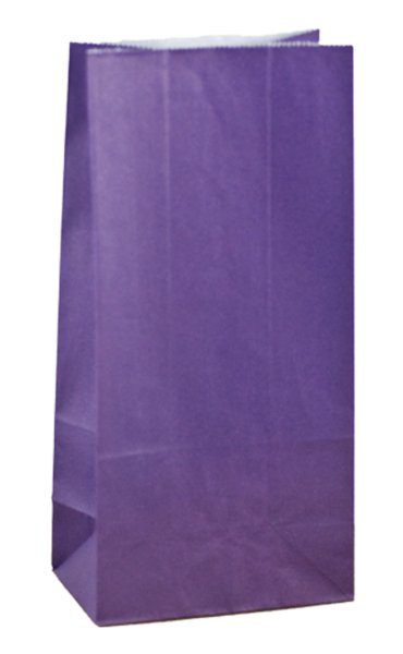 Carnival Gift Bag Medium No Handles - Purple 500PK - PackQueen