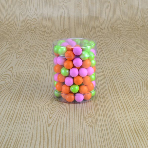 Clear 51mm Cylinder Box 65mm High (Suitable for 2 Macaroons) - 51 x 51 x 65mm - PackQueen