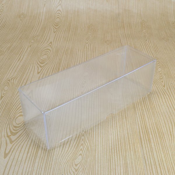 Clear 6 Macaron Box (Base & Lid) - 165 x 50 x 50 mm - PackQueen