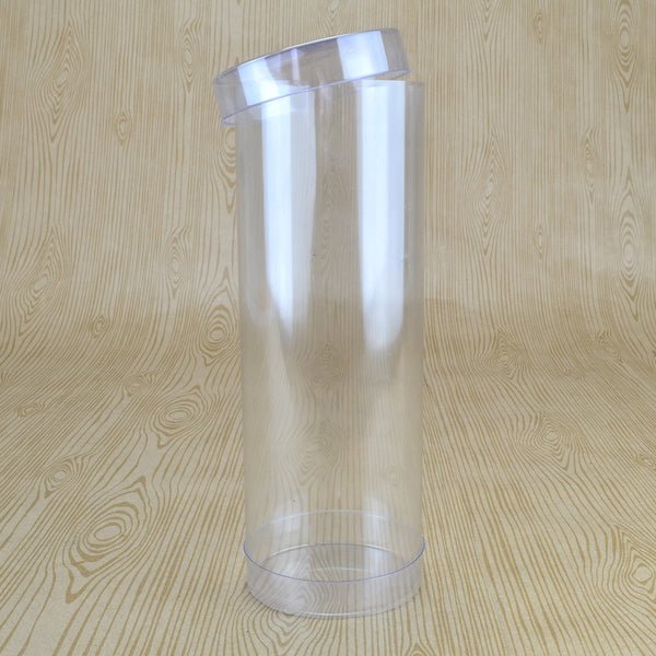 Clear 60mm Cylinder Box 165mm High (Suitable for 5-6 Macaroons) - 60 x 60 x 165mm - PackQueen