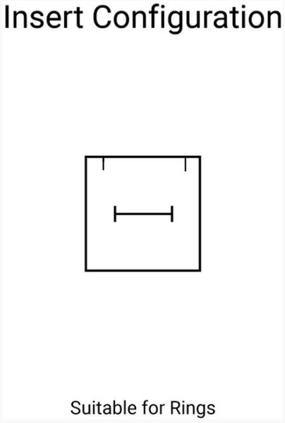 CUSTOM PRINTED Rigid Linen Huggie Jewellery Box Suitable for Earrings - White - PackQueen