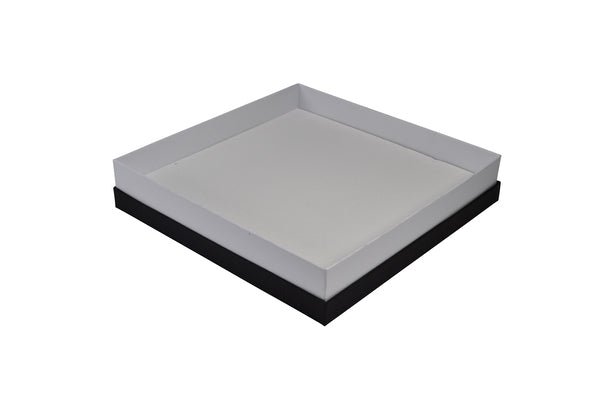 CUSTOM PRINTED Rigid Necklace Jewellery Box - Two Tone Texture - PackQueen