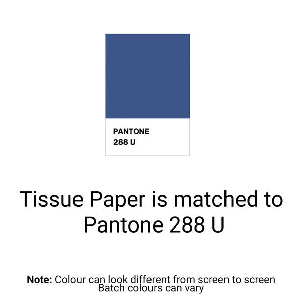 Dark Blue Tissue Paper - Acid Free 500 x 750mm (Bulk 480 Sheets) - PackQueen