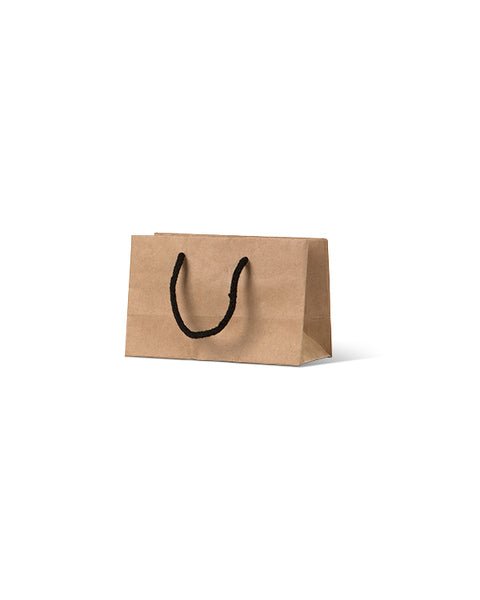 Deluxe Brown Kraft Paper Gift Bag Mini - 500 Pack - PackQueen