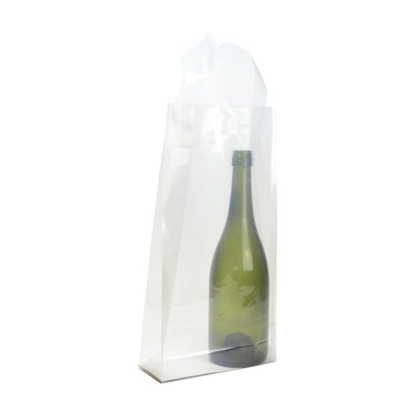 Double Clear EPI - Biodegradable Wine Plastic Bag - 250 PACK - PackQueen