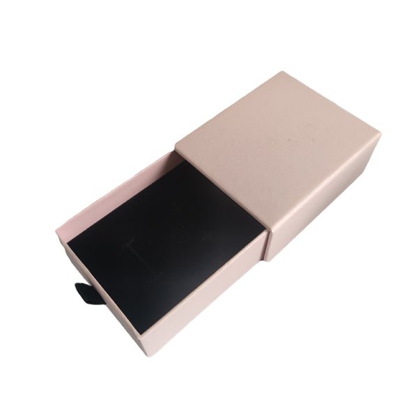 Extra Large Square 100mm Drawer Rigid Jewellery Box - Ring & Pendant (Sleeve, Base & Removable Insert) (MTO) - PackQueen