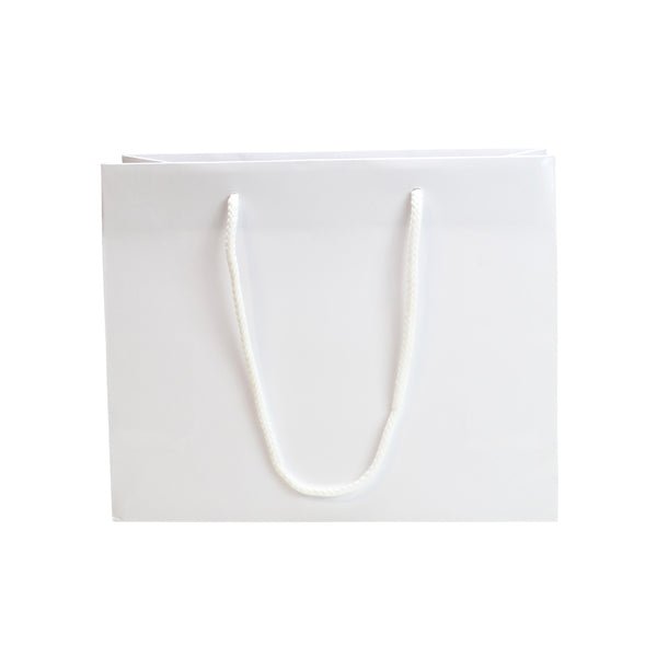 Extra Small - Gloss White Euro Gift Bag (200 PACK) - PackQueen