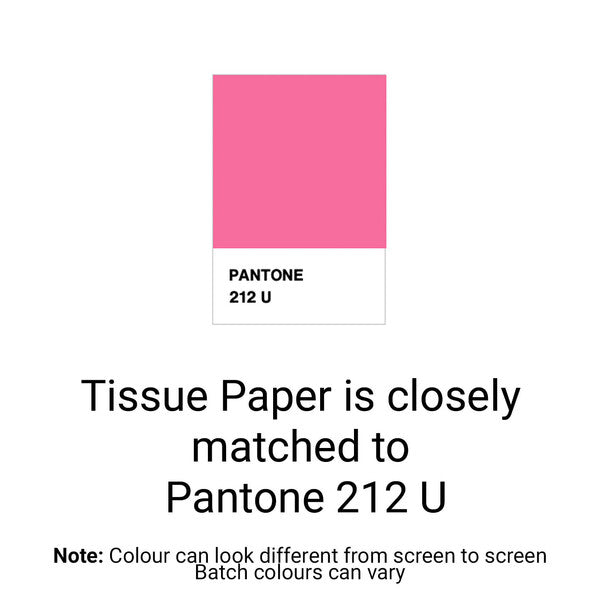 Hot Pink Tissue Paper - 500 x 750mm (Bulk 480 Sheets) - PackQueen