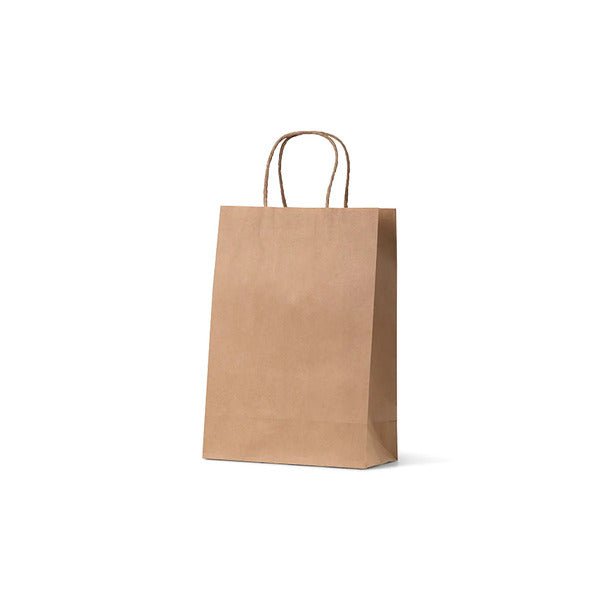 Junior Brown Kraft Paper Gift Bag - 250 PACK - PackQueen
