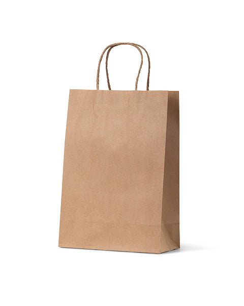Junior Brown Kraft Paper Gift Bag - 250 PACK - PackQueen