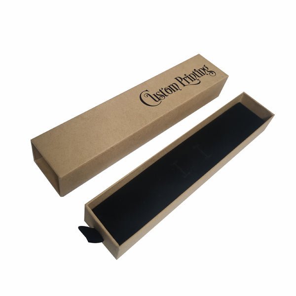 Large Rectangle 200mm Drawer Rigid Jewellery Box (Sleeve, Base & Removable Insert) - PackQueen