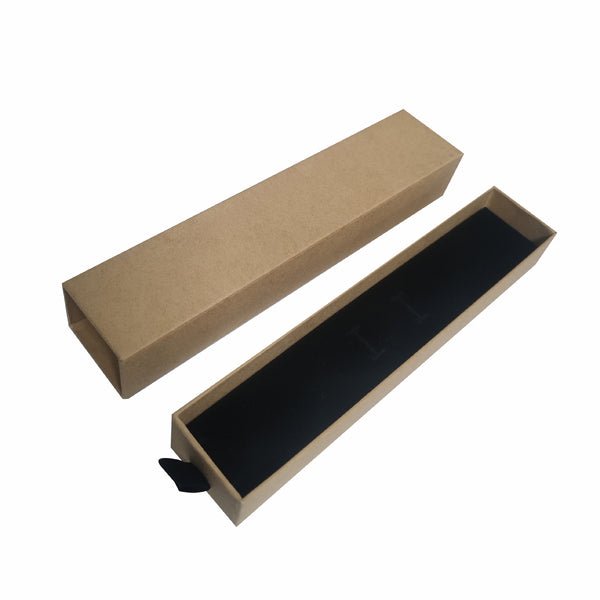 Large Rectangle 200mm Drawer Rigid Jewellery Box (Sleeve, Base & Removable Insert) - PackQueen