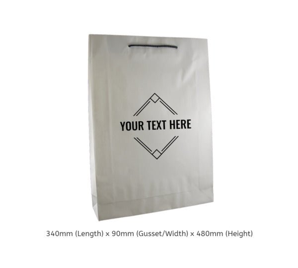 Medium Deluxe Brown Kraft Paper Gift Bag - 250 PACK - PackQueen