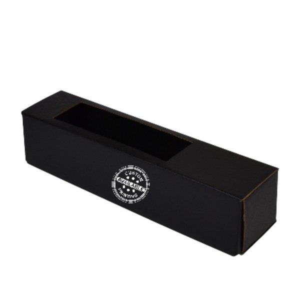 One Piece Cardboard Gift Box 23764 with Window Cut-out - PackQueen