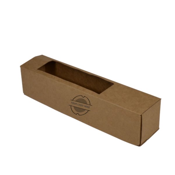 One Piece Cardboard Gift Box 23764 with Window Cut-out - PackQueen