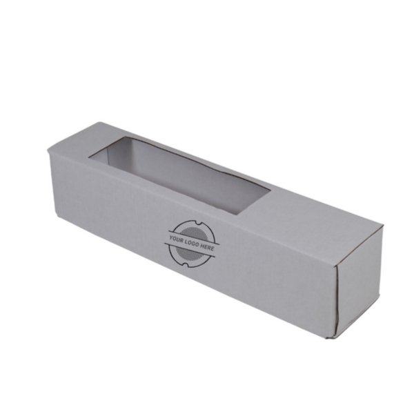 One Piece Cardboard Gift Box 23764 with Window Cut-out - PackQueen