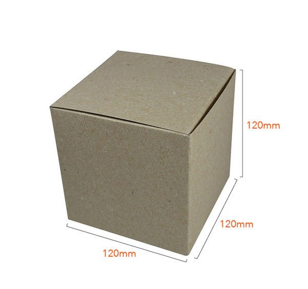 One Piece Cube Box 120mm - Paperboard (285gsm) - PackQueen