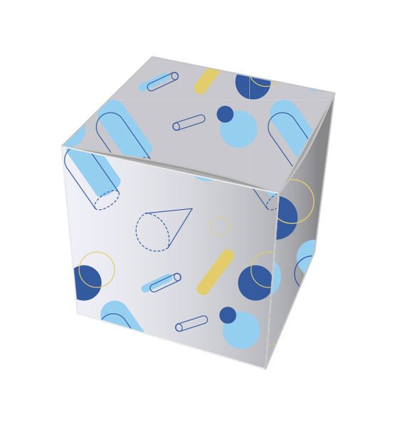 One Piece Cube Box 80mm - Paperboard (285gsm) - PackQueen
