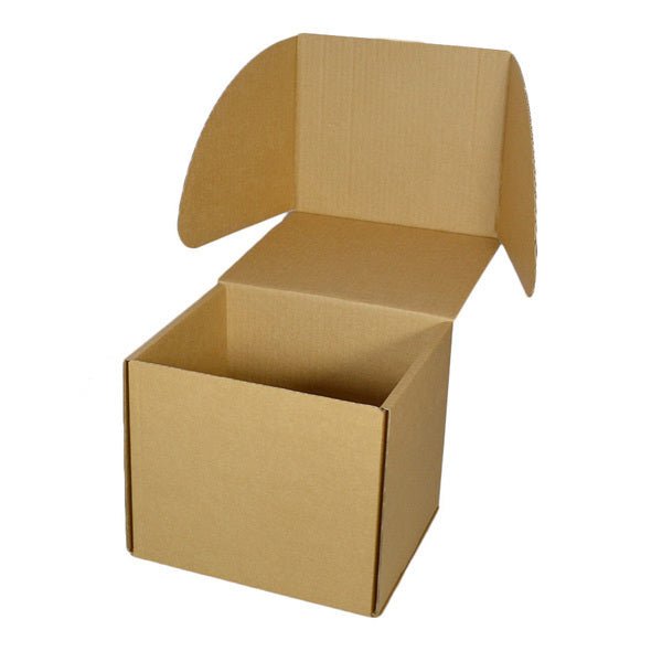 One Piece Postage & Mailing Box 100mm Cube - PackQueen